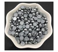Crafts Faux Pearls, Imitation Pearls Acrylic Flat Back Beads Multicolor 4mm Pack of 200 for Jewelry Making Craft(7)