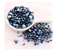 Crafts Faux Pearls, Mermaid Pearls Round ABS Imitation Pearl for DIY Jewelry Bracelet Craft Multicolor 3-8mm(C11 Color)