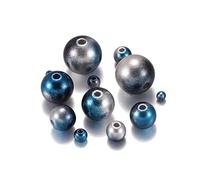 Crafts Faux Pearls, Plastic Beads 3-12mm Acrylic Imitation Pearl Multicolor DIY Jewelry Making Accessories Pack of 360(108)