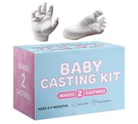 Crafts Hand Casting Kit for New-Born Plaster Hand Mold Baby Casting Kit for Han-d & Foot Molding, Handprint Footprint Molding Set Keepsake Statue for First Birthday, Christmas & New-Born