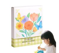 Crafts,Papers and Science Set | Creative Watercolor Dyed Paper Bouquet Toys for Mother's Day Elderly Indoor Activities Birthday Gardening School Vacation