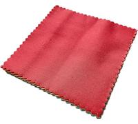 CraftsFabrics 100% Cotton 42pcs Plain 5"x 5" Charm Packs DIY Cotton Fabric for Sewing, Crafting, Patchwork; Vermilion