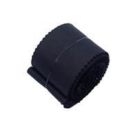 CraftsFabrics 20pcs 2.36 x 39.37'' 100% Cotton Pre-Cut Jelly Rolls Strips Fabric for Quilting, Scrapbooking, Sewing, Arts & Crafts, Patchwork, Collage (Black)