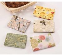 CraftsFabrics 5pcs 100% Cotton 20x25cm Wide Colorful Japanese Style Fat Quarters Bundle for Quilting Sewing Patchwork