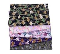CraftsFabrics 5pcs Japanese Fat Quarters (Col 12)