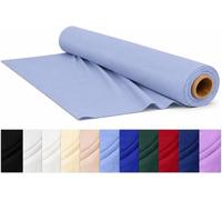 CraftsFabrics Plain Dyed Homespun Cotton Fabric - 100% Cotton - 110cm Wide - Soft Woven Craft Fabric for Sewing, Quilting, Dressmaking, Crafts & Home Décor (Sky Blue, 3 Metre Pre-Cut)