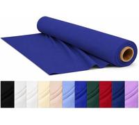 CraftsFabrics Plain Dyed Homespun Cotton Fabric - 100% Cotton - 110cm Wide - Soft Woven Craft Fabric for Sewing, Quilting, Dressmaking, Crafts & Home Décor (Royal, 3 Metre Pre-Cut)