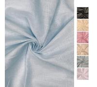 CraftsFabrics Premium Muslin Fabric 100% Cotton Cloth by The Metre - 150cm Wide Cheese Cloth for Cooking, Straining, Baking, Embroidery, Sewing & Crafts (65 GSM Muslin Fabric)