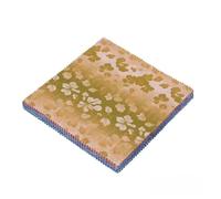 CraftsFabrics Rainbow Blossoms 40Pcs Charm Pack 100% Cotton 5" x 5" Precut Fabric Squares for Quilting, Sewing & Patchwork