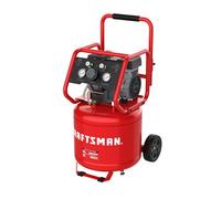 CRAFTSMAN Air Compressor 12 Gallon Ultra Quiet Oil-Free 1.5 HP Max 150 PSI Vertical Tank Portable
