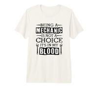 Craftsman Being A Mechanic is Not A Choice Its in My Blood Premium T-Shirt