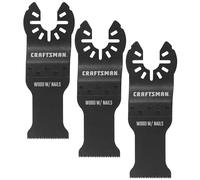 CRAFTSMAN Bi-Metal Oscillating Tool Blade 1 1/8 Inch, Wood and Metal, 3 Pack (CMAO102-3)