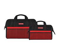 CRAFTSMAN CMST513518 13-in & 18-in Zippered Tool Bag Combo, Black
