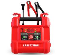 CRAFTSMAN CMXCESM162 15A 6V/12V Fully Automatic Battery Charger and Maintainer - Compatible with Standard, AGM, Deep-Cycle and Lithium Batteries - Digital Display