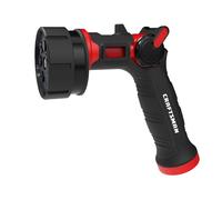 Craftsman CMXMWBB16635 Ultimate 7-Pattern Water Nozzle with Thumb Control Garden Hose, Black, Red