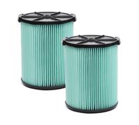 CRAFTSMAN CMXZVBE38777 HEPA Media Wet/Dry Vac Replacement Filter for 5 to 20 Gallon Shop Vacuums, 2-pack