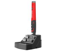 Craftsman Electric Screwdriver Cordless 25 Piece Kit, 4V Precision Screwdriver Set Rechargeable Power, USB Compatible, Includes Bit Set Storage, Charging Base, LED Light (CMHT66720)