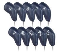 Craftsman Golf 10pcs/set Blue Magnetic Iron Headcover