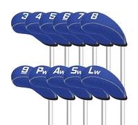 CRAFTSMAN GOLF 11pcs/Set Blue Neoprene Iron Headcover Set with Large No. for All Brands Callaway,Ping,Taylormade,Cobra Etc.