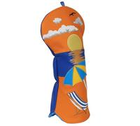 Craftsman Golf Leather Sunset at The Beach Driver Head Covers for Golf Clubs Gift for Men Women