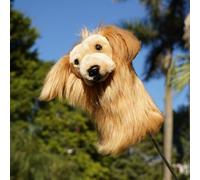 Craftsman Golf Lifelike Golden Retriever Dog Soft Realistic Plush Animal Driver Fairway Wood Cover Headcover Golfer Gifts for Men Women