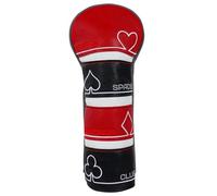 Craftsman Golf Poker Red Black White Golf Club Lucky Fairway Wood Headcover (Wood Cover)
