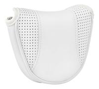 Craftsman Golf Simple White Mallet Putter Headcover with Free Ball Marker