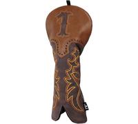 Craftsman Golf Western Cowboy Brown Leather Driver Head Cover Headcover Protector fit 460cc Club