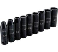 CRAFTSMAN Impact Socket Set, SAE, 3/8-Inch, 9-Piece (CMMT15882)