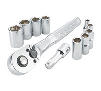 Craftsman Mechanics Tool Set, Socket Wrench Set, SAE, 1/4 Inch Drive (CMMT34860)