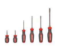 Craftsman Overdrive Screwdriver Set, 6 PC (CMHT65125) | Flat head screwdrivers 1/4 x 1.5 in, 1/4 x 4 in, 5/16 x 6 in, PH2 x 4 in, PH1 x 3 in, PH 1/4 x 1.5 in