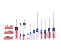 Craftsman Screwdriver Set, 39 Pc Durable Acetate Handle Master Combination Multi Screw Driver Set Kit (CMHT65180)