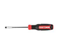 CRAFTSMAN Screwdriver, Slotted, Bi-Material, 1/4 X 4 Inch (CMHT65059N)