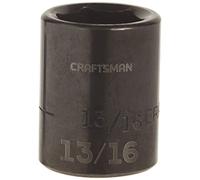 CRAFTSMAN Shallow Impact Socket, SAE, 1/2-Inch Drive, 13/16-Inch (CMMT15855)