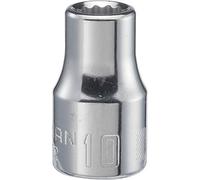CRAFTSMAN Shallow Socket, Metric, 1/2-Inch Drive, 10mm, 12-Point (CMMT44232)