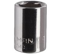 CRAFTSMAN Shallow Socket, Metric, 3/8-Inch Drive, 11mm, 6-Point (CMMT43543)