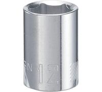 CRAFTSMAN Shallow Socket, Metric, 3/8-Inch Drive, 12mm, 6-Point (CMMT43544)