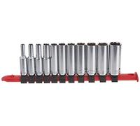 CRAFTSMAN Socket Set, Metric, 1/4" Drive, 6 Pt., 11Piece (CMMT12051)