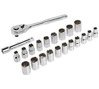 CRAFTSMAN Socket Set, Universal, 1/2-Inch Drive, 19-Piece (CMMT12015)