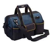 Craftsman Tool Box Traditional Kit Large Household Tool Bag Wide Mouth Shoulder Tool Bag Waterproof Hard Base Tool Storage Bag Tool Storage (Size : L)