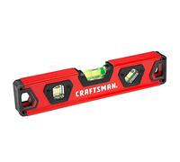 CRAFTSMAN Torpedo Level, 9 Inch, with Shock Absorbing End Caps (CMHT82390)