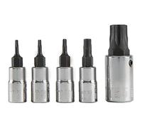 CRAFTSMAN Torx Bit Socket Set, Tamperproof, 5-Piece (CMMT42616)