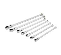CRAFTSMAN V-Series Ratcheting Wrench Set, Flexible Head Box Wrenches, SAE, 7-Piece (CMMT87400V)