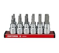 Craftsman V-Series Socket Set, Hex SAE & MM, 3/8 Inch Drive, 12 Piece (CMMT17735V)