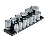 Craftsman V-Series Socket Set, Shallow SAE, 1/2 Inch Drive, 13 Piece (CMMT17380V)