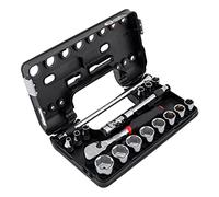 CRAFTSMAN V-Series Socket Set, Shallow SAE, 3/8 Inch Drive, 18 Piece (CMMT45752V)