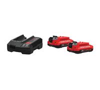CRAFTSMAN V20 2Ah Lithium Ion Power Tool Battery 2-Pack and Charger Starter Kit (CMCB202-2CK)