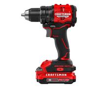 Craftsman V20 BRUSHLESS RP Compact Drill/Driver, Variable Speeed Trigger, Built in LED, Includes Battery and Charger (CMCD714D1)