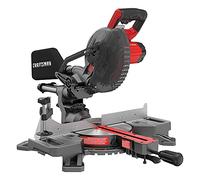 CRAFTSMAN V20 Cordless Sliding Miter Saw, 7-1/4 inch, Single Bevel, Battery and Charger Included (CMCS714M1)