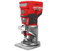 CRAFTSMAN V20 Router Tool, Cordless, Variable Speed, Plunge Router with Depth Adjustment, Bare Tool Only (CMCW400B)